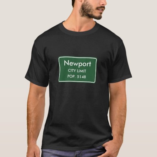 Newport, VA City Limits Sign T-Shirt
